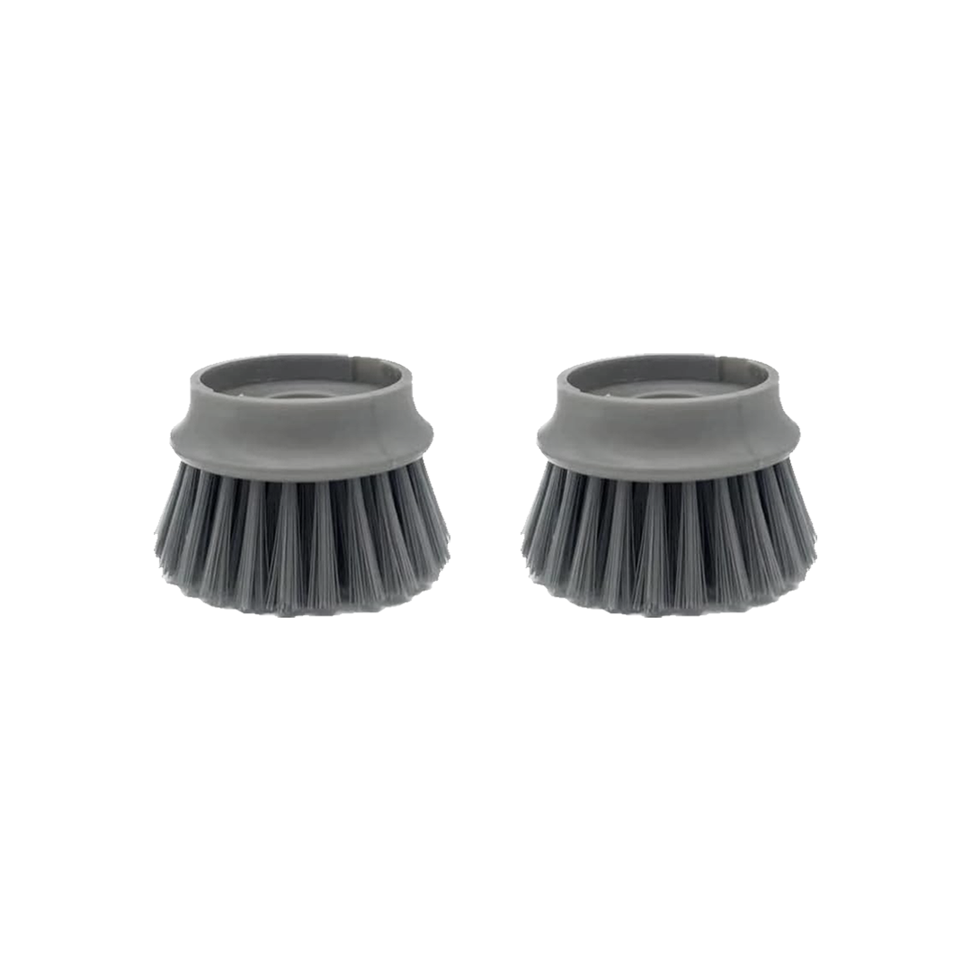 Scrub brush with practical container for easy and efficient cleaning