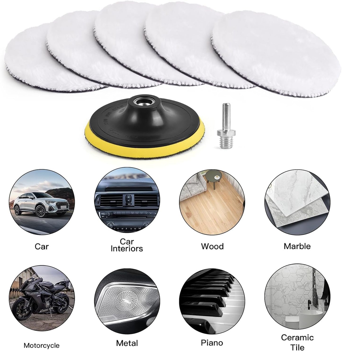 4-piece polishing kit for a perfect shine