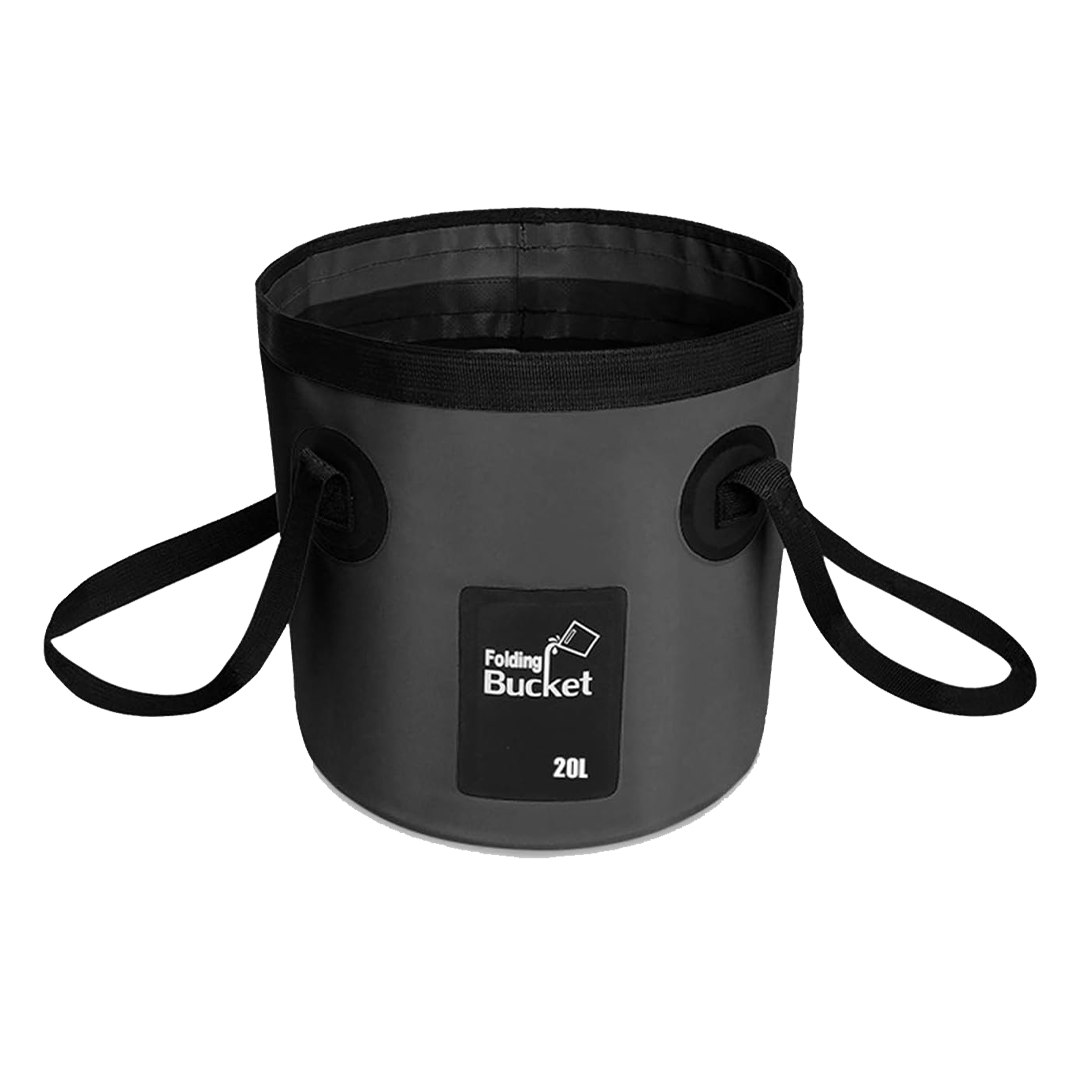 Easy-to-use foldable bucket 20L ā Perfect for camping, gardening, and outdoor adventures
