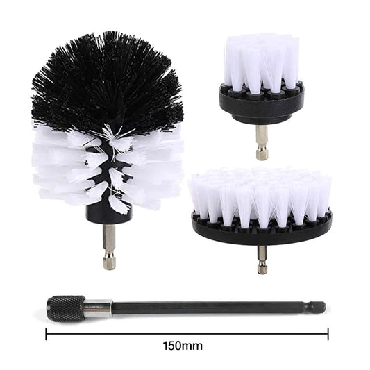 Soft drill sponge 3-pack with 150 mm extension – Perfect for effective cleaning