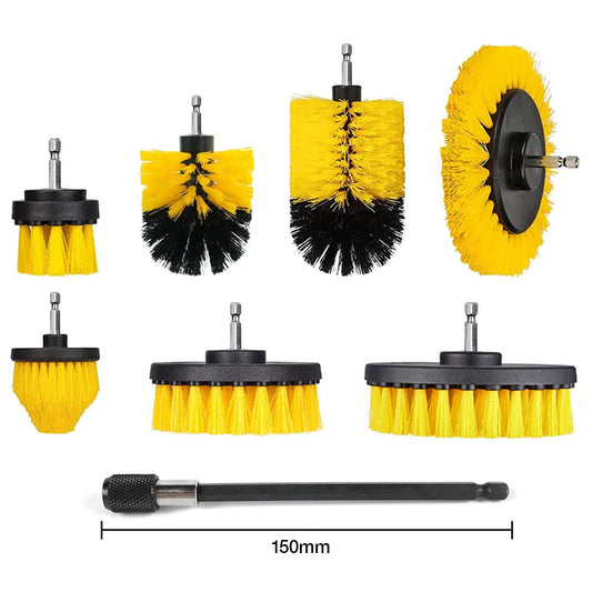Large set of medium-sized breast brushes for effective cleaning