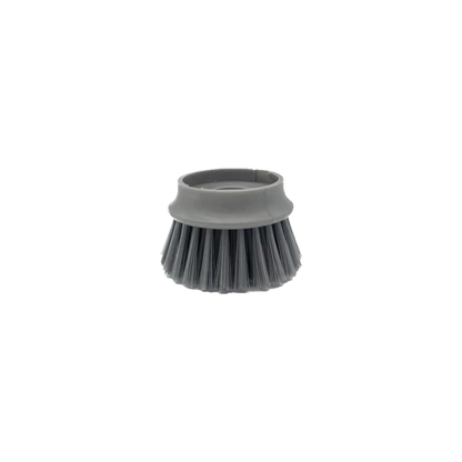 Scrub brush with practical container for easy and efficient cleaning